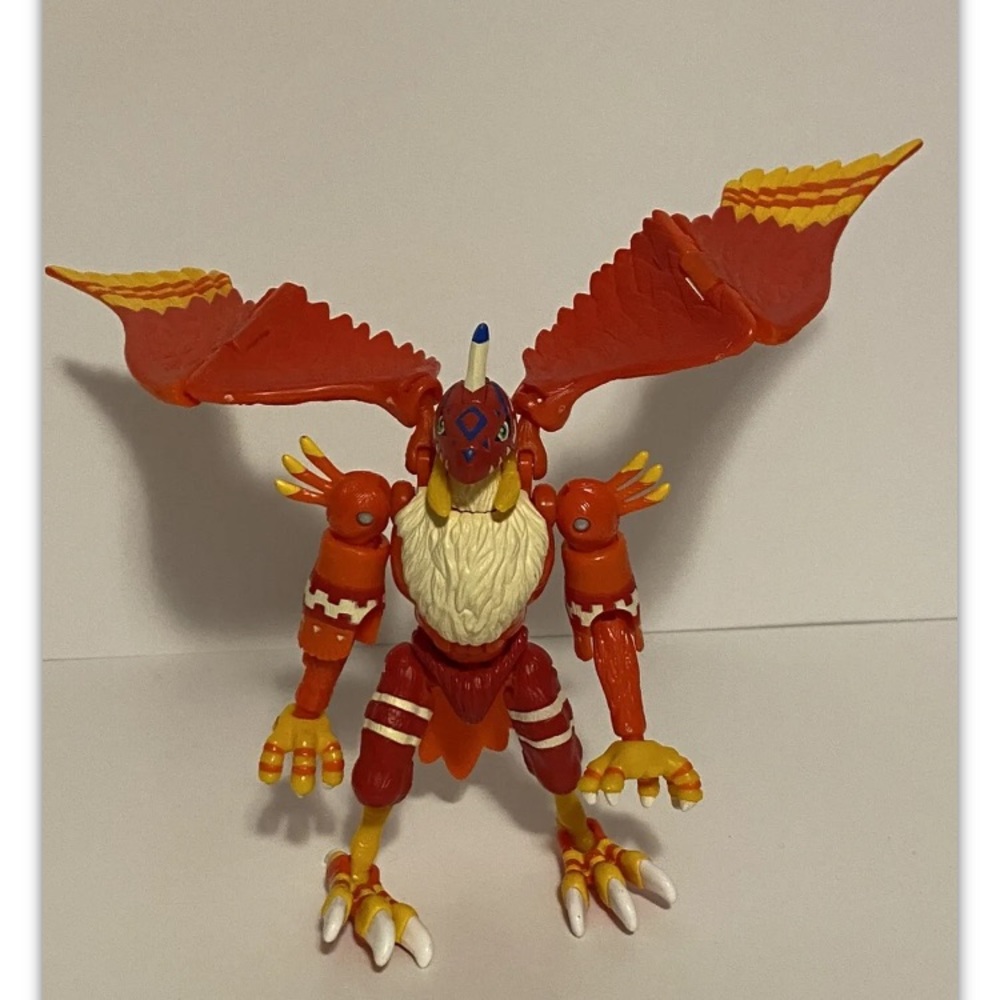 Digimon Birdramon Garudamon Digivolving Figure Rare Vintage Bandai 1999